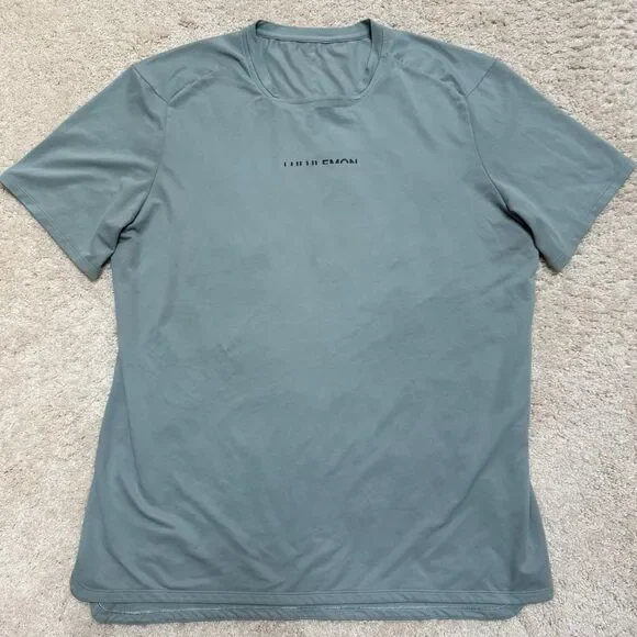 NWOT Lululemon Metal Vent Tech Athletic Short Sleeve Green Teal Shirt Men’s L - Picture 2 of 10